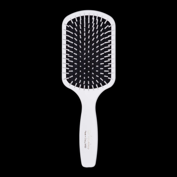 Neville Non Bristle Paddle Brush in White