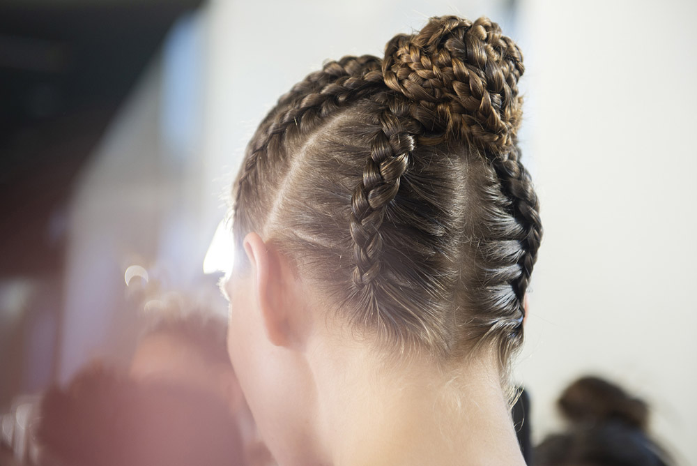Neville Salon create the hair Look for Guo Pei AW18